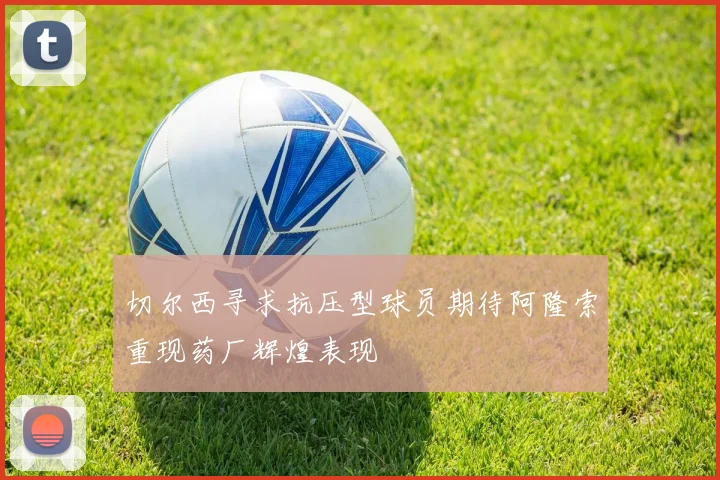 切尔西寻求抗压型球员期待阿隆索重现药厂辉煌表现